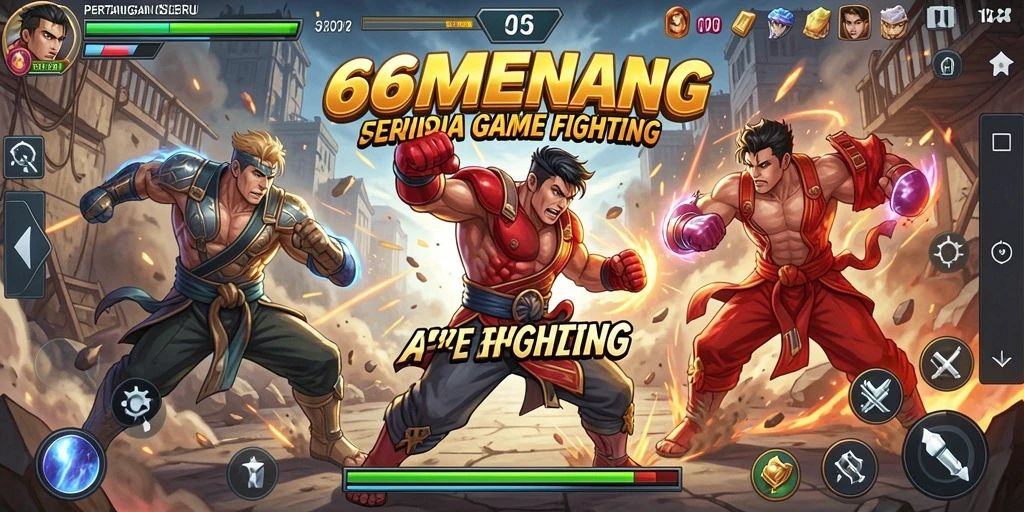 Tampilkan pertarungan epik antara karakter di 66MENANG.