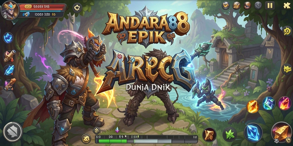Tampilan gameplay seru dalam dunia ARPG yang menegangkan.