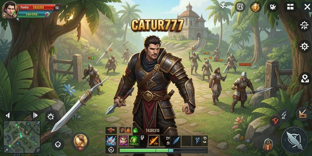 Menampilkan gameplay seru dalam dunia terbuka CATUR777.