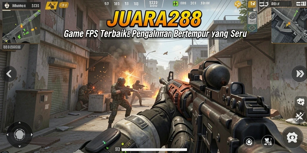 Tampilan gameplay JUARA288 yang dinamis dan menantang di medan perang.