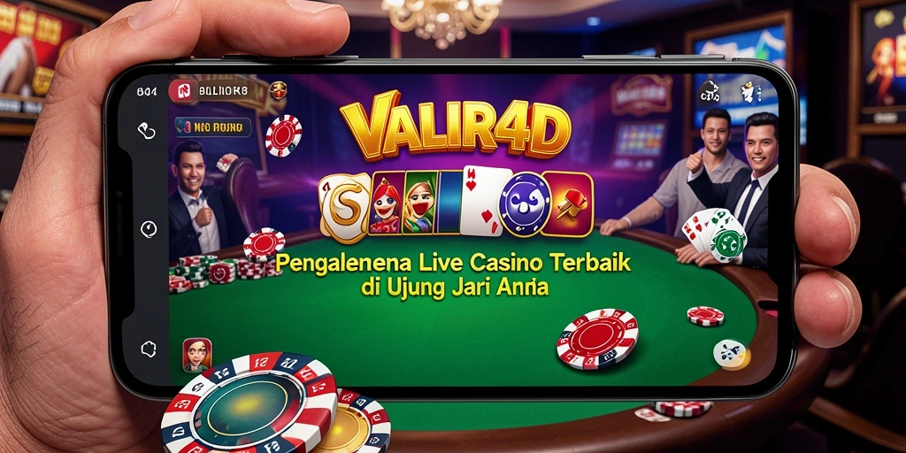 Tampilan gameplay Live Casino VALIR4D yang menarik dan interaktif.