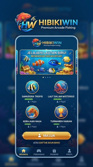 Tampilan antarmuka hibikiwin yang menarik dan mudah digunakan.